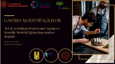 Gastro Akademi ile Gelecek Mutfakta  Projesi Mesleki Eğitimleri Başlıyor