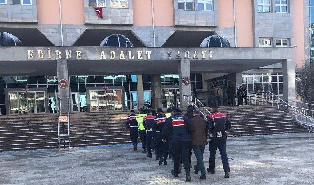 Edirne’de jandarma ekipleri gerçekleştirdiği