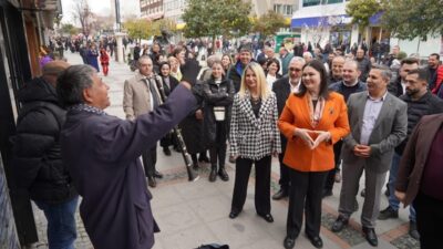 İba, Saraçlar’da esnafla buluştu