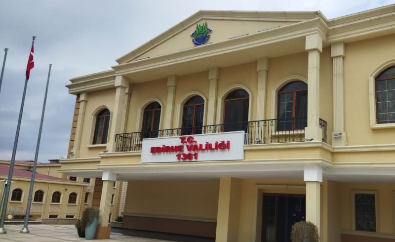 Edirne Valiliği yaptığı açıklamada