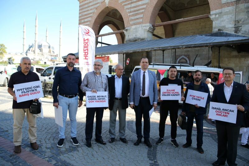 YRP yaşamını yitiren Filistinliler için lokma dağıttı