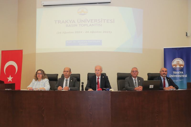Trakya Üniversitesi Rektörü Prof.