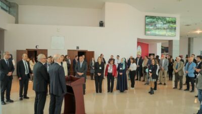 “YAKIN DOĞU ARAP ÜLKELERİNDE YAŞAYAN TÜRK MİMARÎ ESERLERDEN ESİNTİLER” SERGİSİ AÇILDI