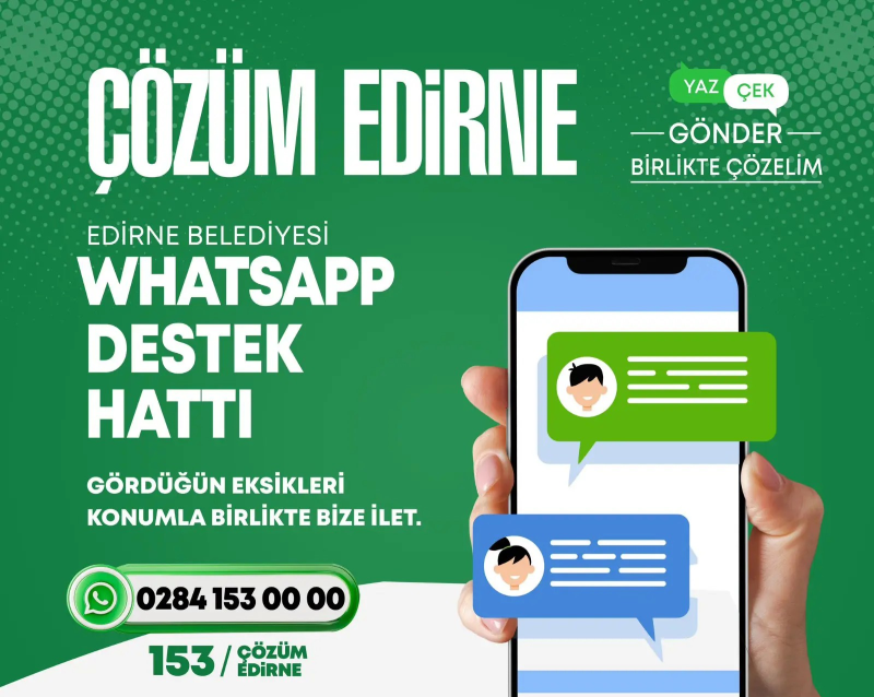 Edirne Belediyesi, vatandaşların talep,