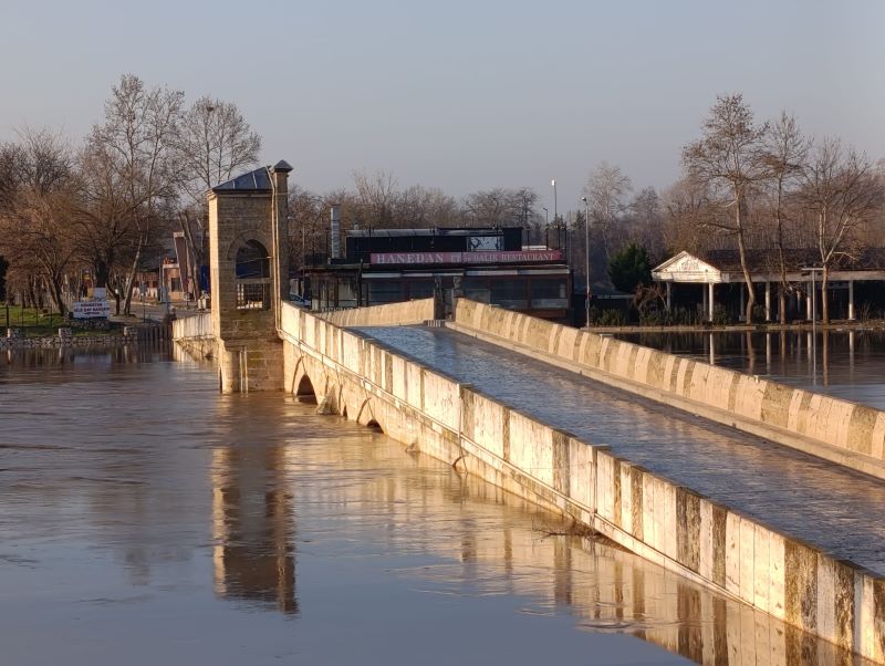 Edirne’de aşırı yağışların ardından Tunca