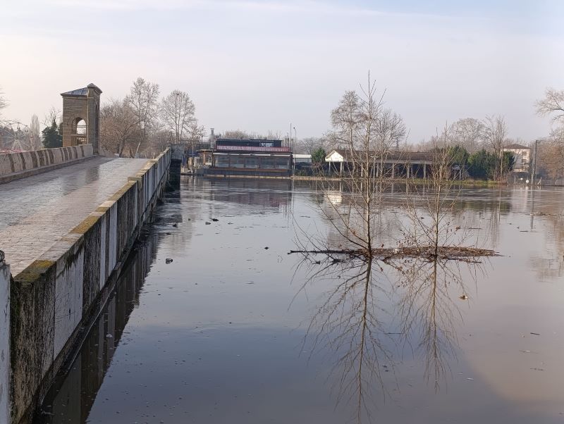 Edirne'de Tunca ve Meriç nehirlerinin