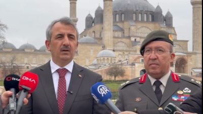 Edirne Valisi Yunus Sezer, 26 Mart Balkan Şehitlerini Anma Günü’nde,