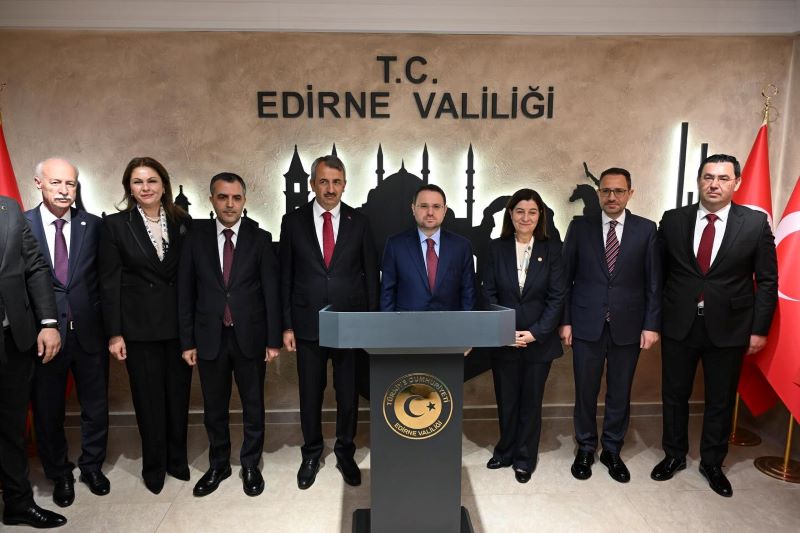 Çeşitli programlara katılmak üzere Edirne’ye gelen Adalet Bakanı Akın Gürlek,