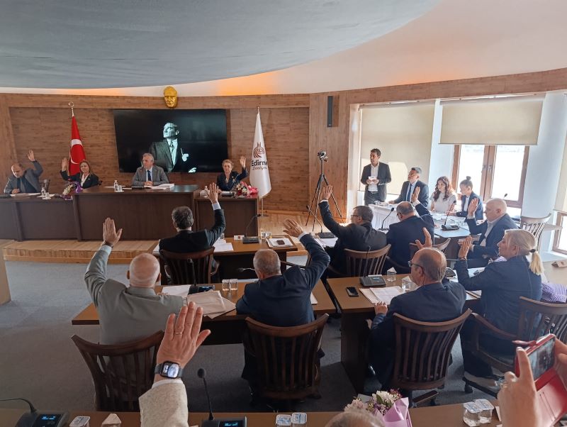 Edirne Belediye Başkanı Filiz Gencan başkanlığında gerçekleşen Nisan ayı meclisinde,