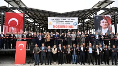 Edirne’nin Havsa ilçesinde yapımı tamamlanan modern canlı hayvan pazarı düzenlenen