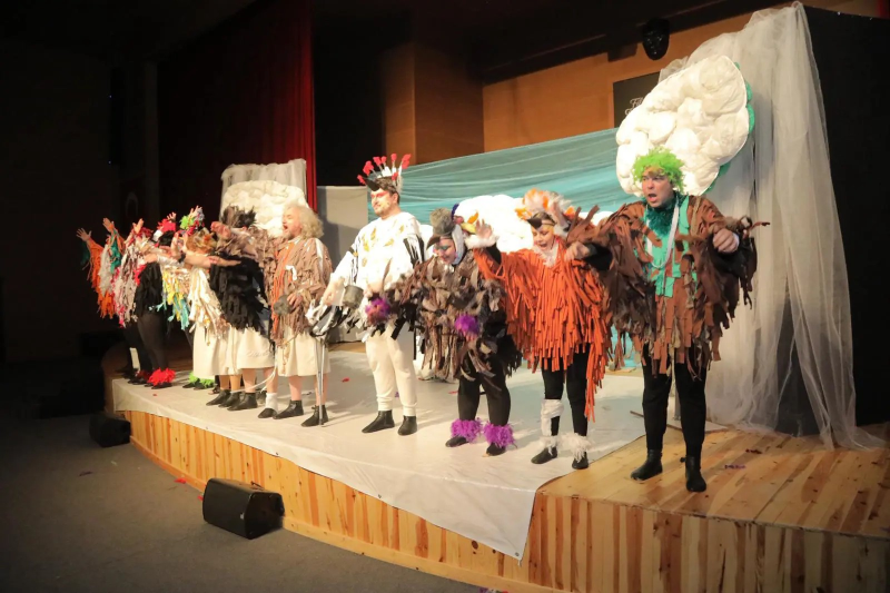 Edirne Belediyesi Şehir Tiyatrosu kursiyerleri tarafından Atatürk Kültür Merkezi ve