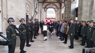 Kıbrıs Gazisi Metin Yanyacı, Eski Cami’de düzenlenen askeri tören ile