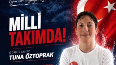 Edirneli sporcu Tuna Öztoprak, gösterdiği performansla Türkiye Milli Takım Federasyon