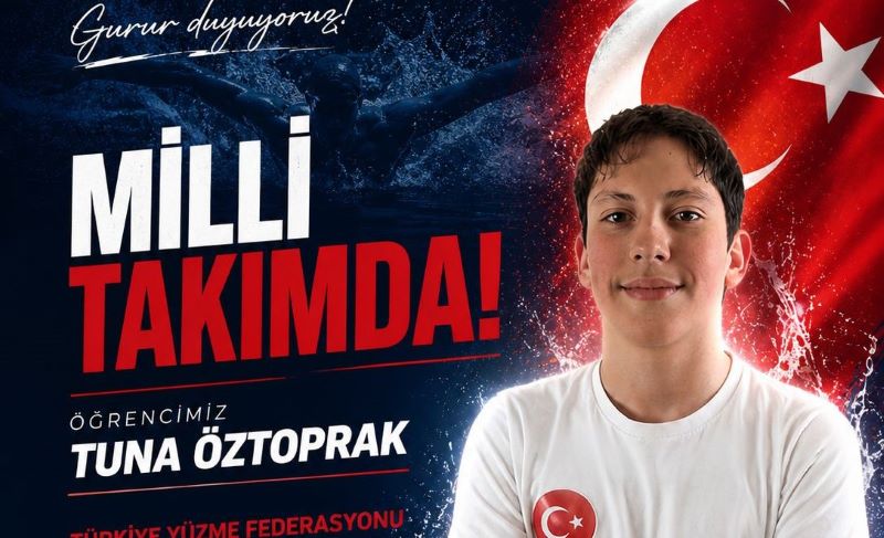 Edirneli sporcu Tuna Öztoprak, gösterdiği performansla Türkiye Milli Takım Federasyon