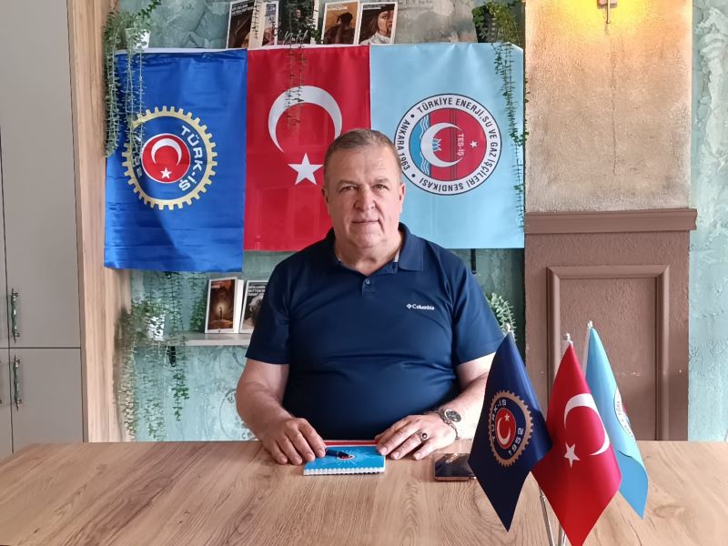 Tes-İş Edirne Şube Başkanı Zeki Şişko, çalışanların ekonomik kriz, yüksek
