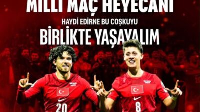 Edirne Belediyesi, 2026 FIFA Dünya Kupası kapsamında A Milli Futbol