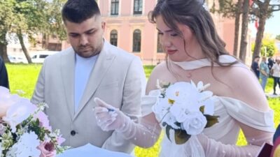 Edirne'de evlilik tarihlerini unutulmaz kılmak isteyen 33 çift, nikâh için