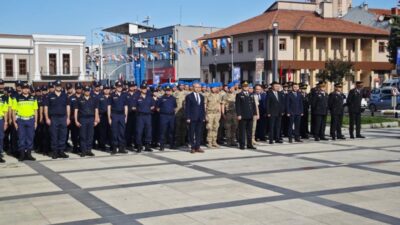 Edirne’de, Jandarma Genel Komutanlığının 187’nci kuruluş yıl dönümü dolayısıyla Atatürk