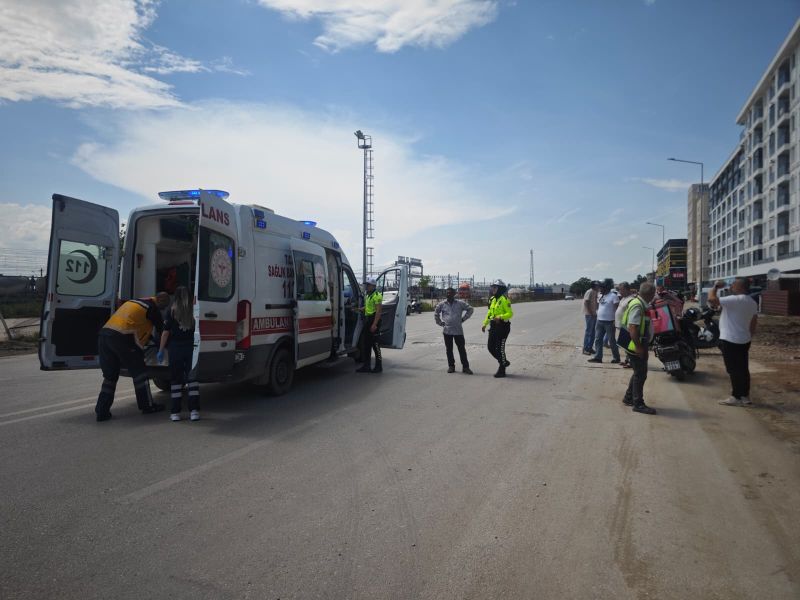 Edirne’de Güney Çevre Yolu’nda meydana gelen motosiklet kazasında bir kişi