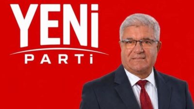 Yeni Parti Edirne Kurucu İl Başkanı Yücel Balkanlı, parti binasında
