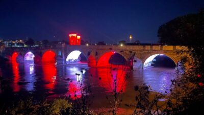 Edirne'nin simge yapıları arasında yer alan tarihi Meriç ve Tunca
