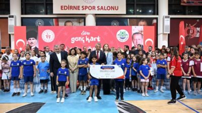 Gençlik ve Spor Bakanı Dr. Osman Aşkın Bak ve Edirne