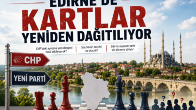 Edirne'de son günlerde yaşanan siyasi gelişmeler, kentte uzun yıllardır devam