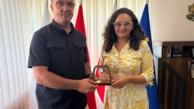 Edirne Gazeteciler Derneği Yönetim Kurulu, Bulgaristan Cumhuriyeti Edirne Başkonsolosu Radoslava