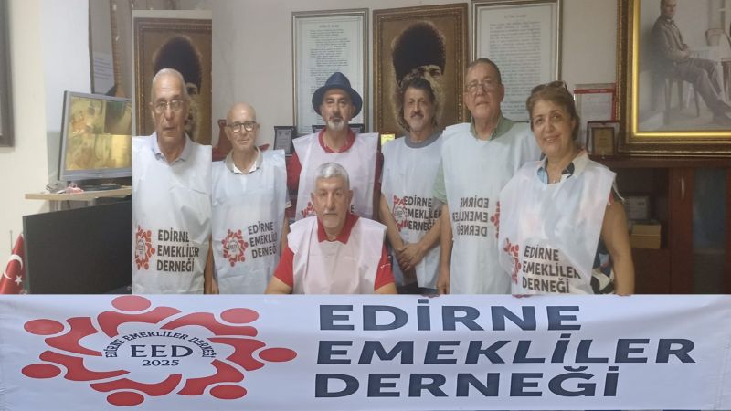 Edirne Emekliler Derneği Yönetim Kurulu, yaptığı basın açıklamasında emekli maaşlarının