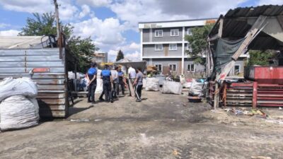 Edirne Belediyesi tarafından, kent merkezinde uzun yıllardır faaliyet gösteren hurdacı