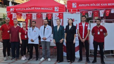 Edirne Kızılay Kan Bağışı Merkezi Müdürlüğü tarafından 15 Temmuz Demokrasi