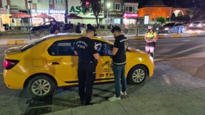 Edirne İl Emniyet Müdürlüğü ekipleri tarafından kent genelinde gerçekleştirilen şok