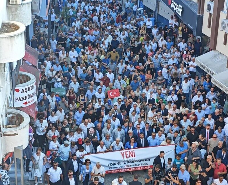 Yeni Parti Edirne İl ve ilçe örgütlerinin toplu istifalarının ardından