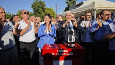 Yeni Parti Edirne İl ve ilçe teşkilatlarının toplu istifalarının ardından