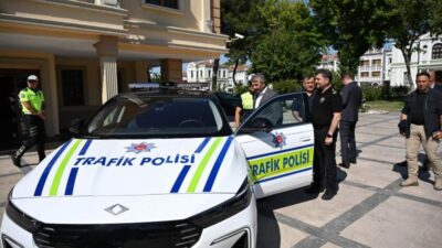 Edirne İl Emniyet Müdürlüğü bünyesine kazandırılan yerli ve millî araçlar