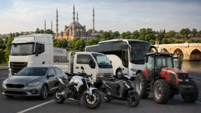 Edirne’de trafiğe kayıtlı motorlu kara taşıtı sayısı Temmuz 2026 sonu