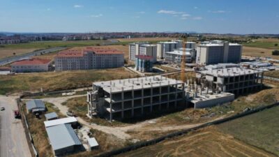Trakya Üniversitesi, yapımı süren Diş Hekimliği Fakültesi Yeni Hizmet Binası'nda