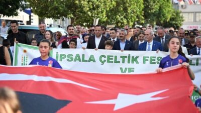 Edirne’nin İpsala ilçesinde düzenlenen 25. Çeltik Festivali ve Tarım Fuarı,