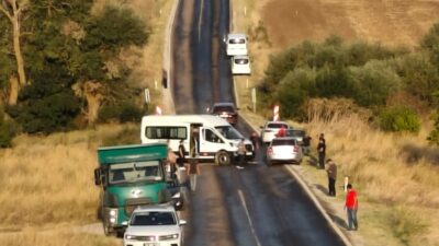 Edirne’de üç aracın karıştığı trafik kazasında 6 kişi yaralanırken, yaralılar