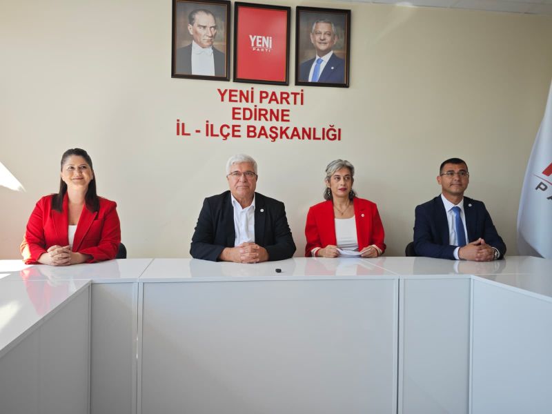 YENİ Parti Edirne Merkez İlçe Başkanlığı için adaylığını açıklayan Emine
