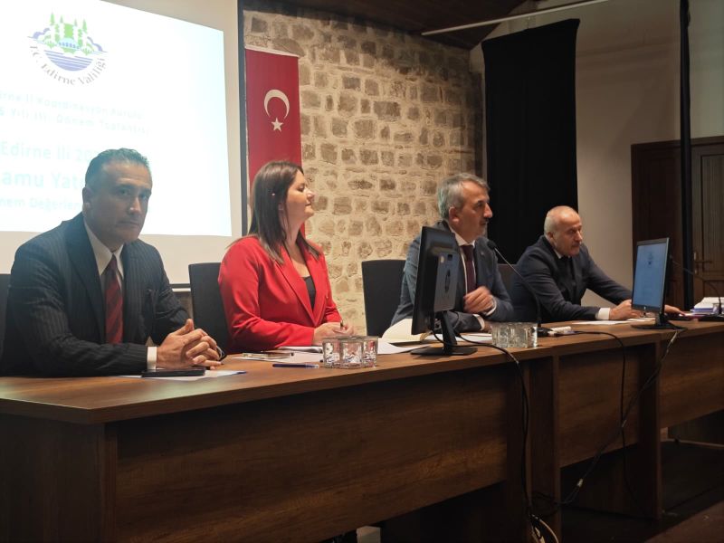Edirne’de 407 kamu projesinin toplam bedeli 110 milyar TL’ye ulaşırken,