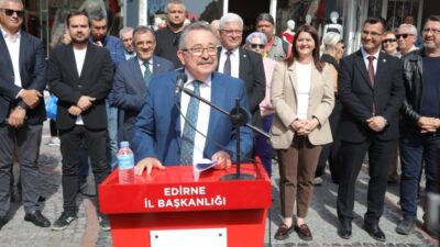 Yeni Parti Edirne İl Başkanlığı için adaylığını açıklayan Cumhur Pekdemir,