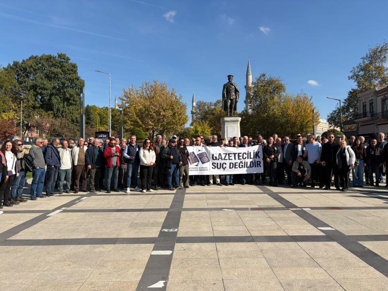 Edirne’de gazeteciler, basına yönelik baskı, sansür ve medya kuruluşlarına kayyım