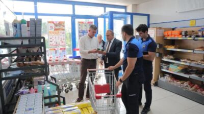 Edirne Belediyesi Zabıta Müdürlüğü ekipleri, kent genelinde faaliyet gösteren zincir