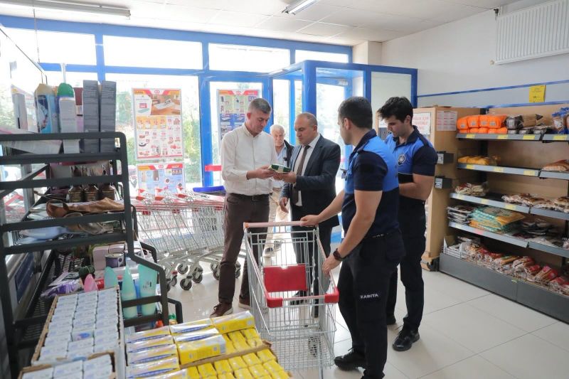 Edirne Belediyesi Zabıta Müdürlüğü ekipleri, kent genelinde faaliyet gösteren zincir