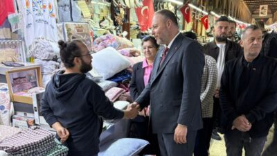 MHP Edirne İl Başkanı Ahmet Biçer ve beraberindeki yönetim kurulu
