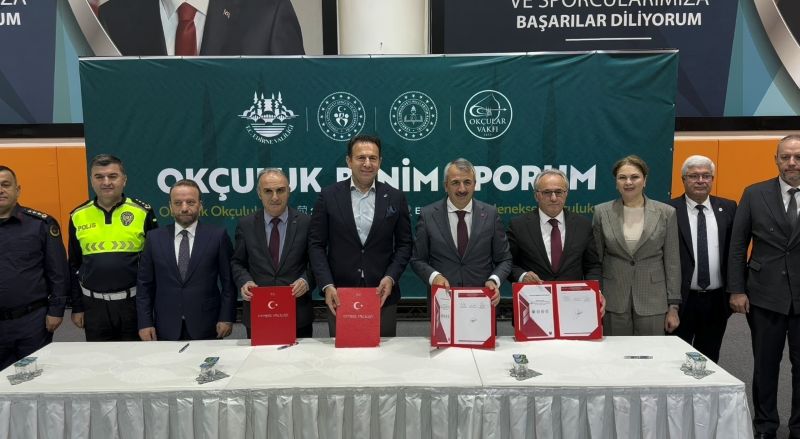 Edirne’de hayata geçirilen “Okçuluk Benim Sporum” projesiyle 32 bin öğrencinin