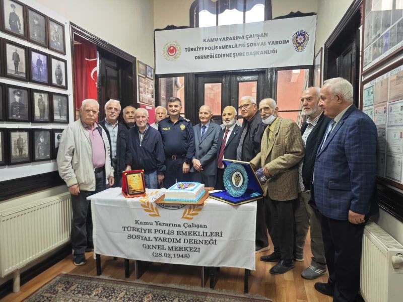 Türkiye Polis Emeklileri Sosyal Yardım Derneği Edirne Şubesi, 1 Ekim