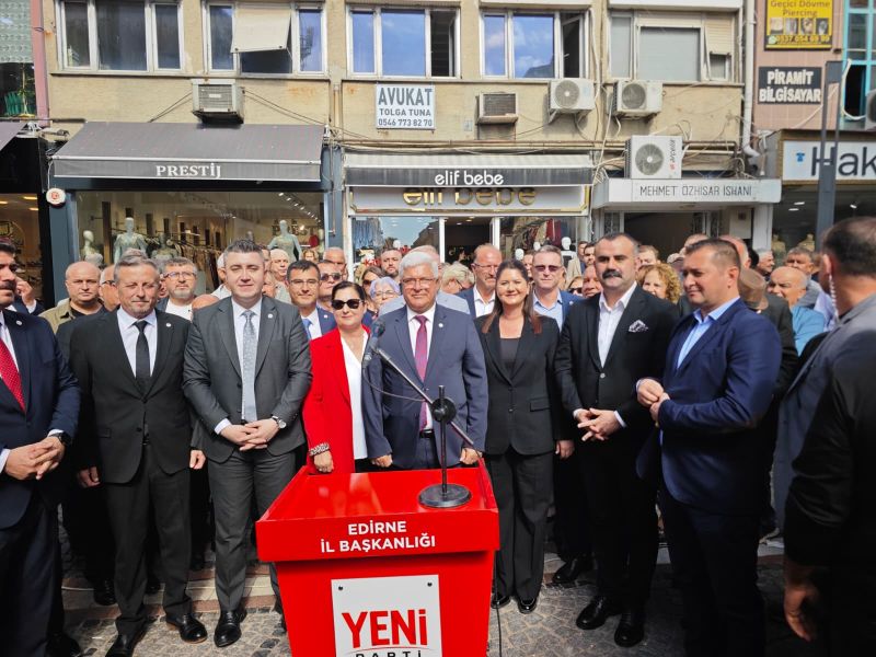 YENİ Parti Edirne Kurucu İl Başkanı Yücel Balkanlı, 18 Ekim’de